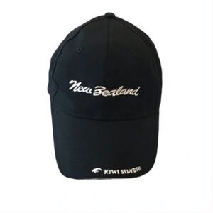 Hallifax New Sealand Kiwi Silvero Black & White Baseball Hat